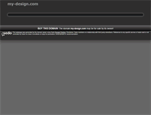Tablet Screenshot of my-design.com